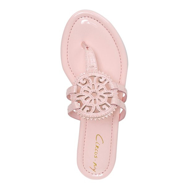 Circus by Sam Edelman Women's Carney Medallion Thong Sandal - Walmart.com | Walmart (US)