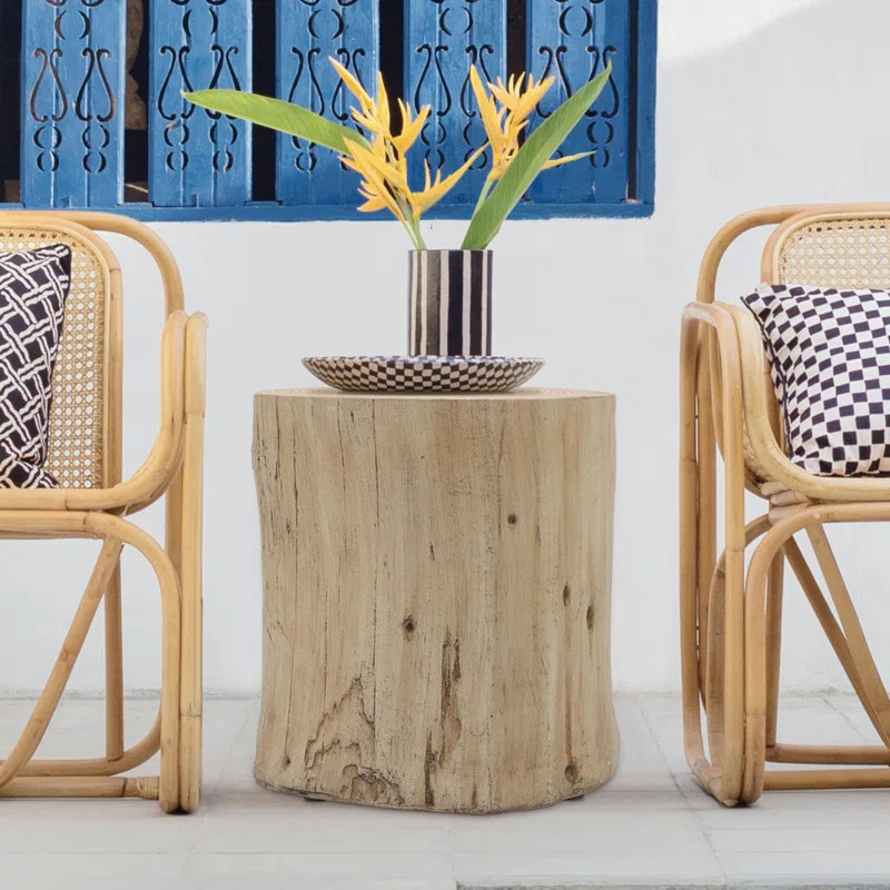 17'' Tall Tree Stump End Table | Wayfair North America