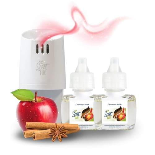 Amazon.com: Scent Fill Cinnamon Apple Plug in Air Freshener, Scented Oil Refills, 2 Refills + Dif... | Amazon (US)