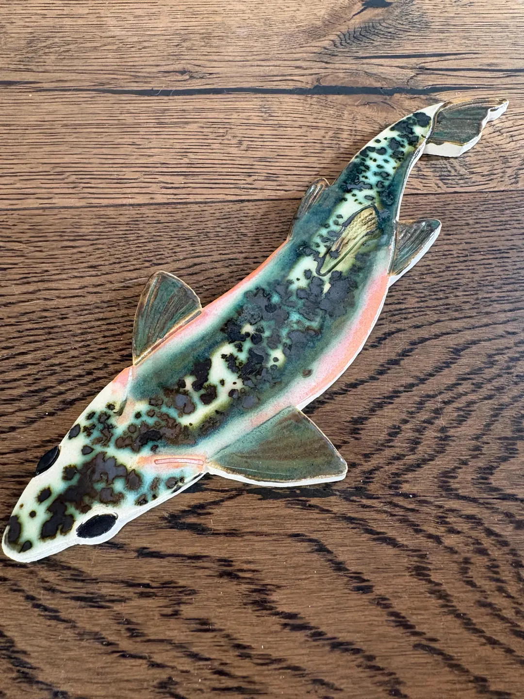 Ceramic Mosaic Trout Fish Floor Tile (speckled Green) - Etsy | Etsy (US)