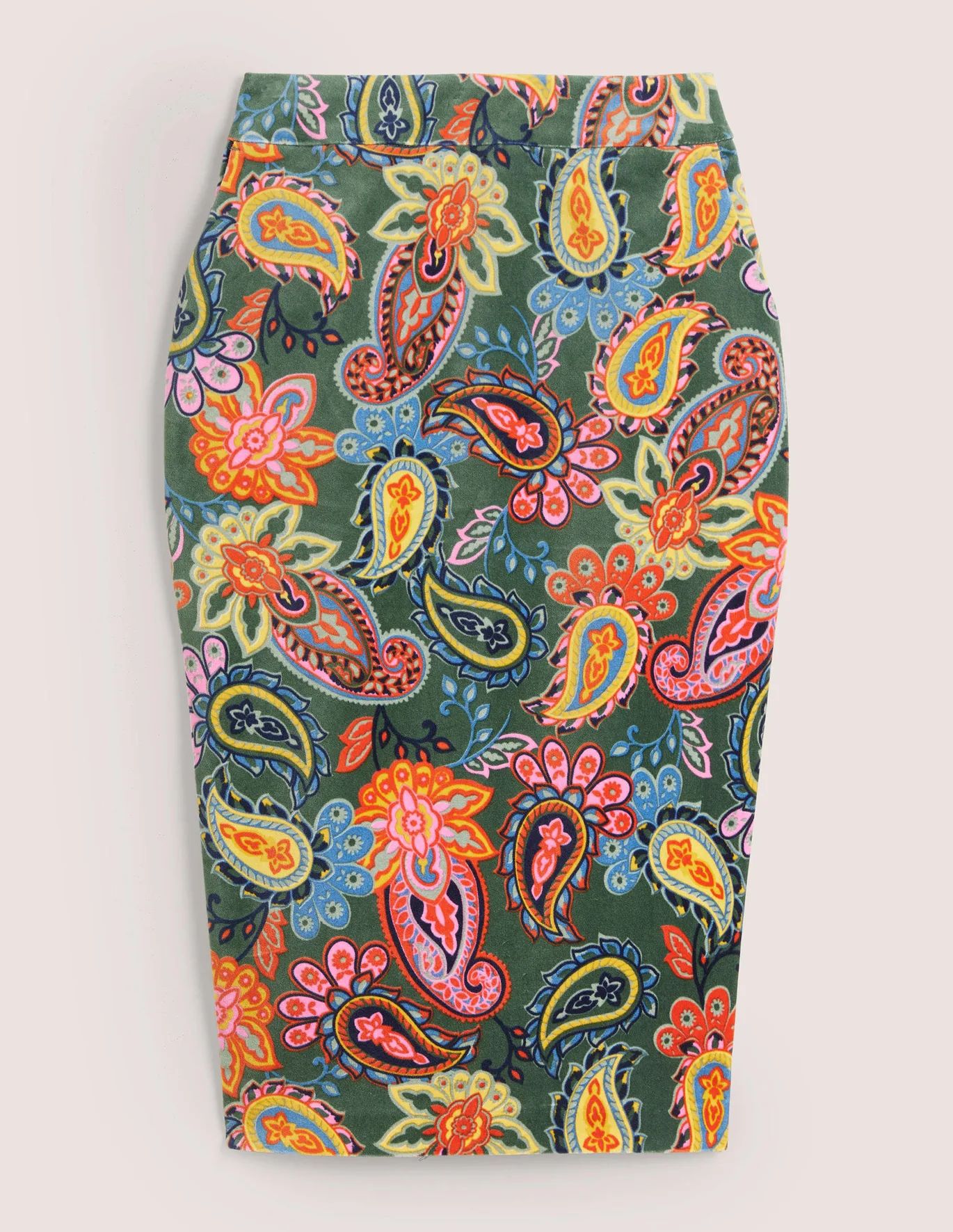 Velvet Midi Pencil Skirt | Boden (US)