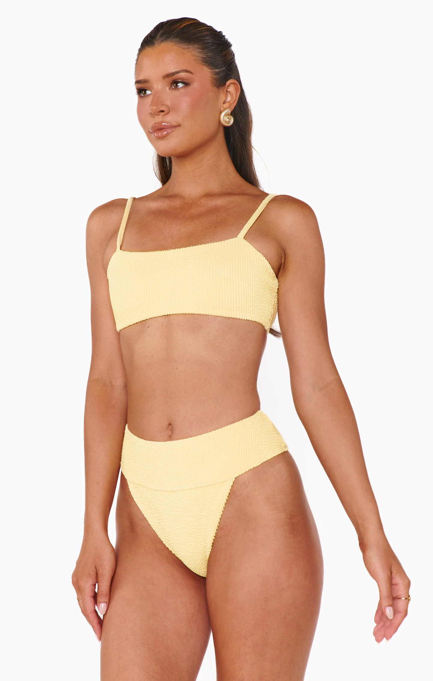 Destin Top ~ Butter Yellow Scrunch | Show Me Your Mumu