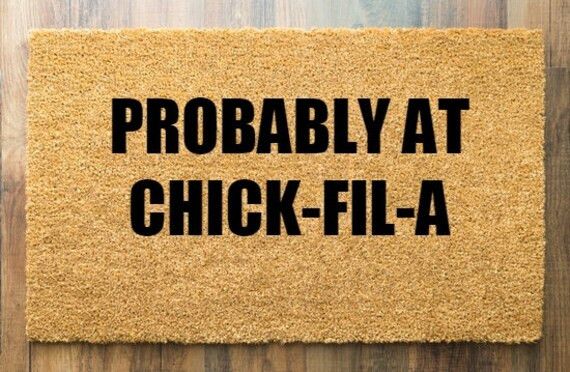 Probably at Chick fil a door mat | Etsy | Etsy (US)