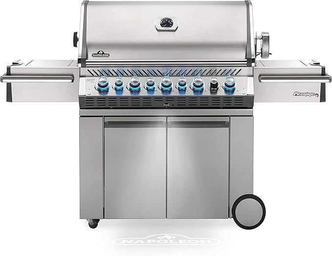 Napoleon PRO665RSIBPSS-3 Prestige PRO 665 RSIB Propane Gas Grill, sq.in. + Infrared Side and Rear... | Amazon (US)