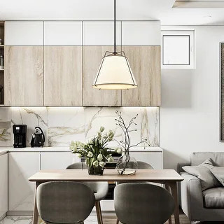 Light Society Lise 15" Chandelier - Antique Brass/White | Bed Bath & Beyond