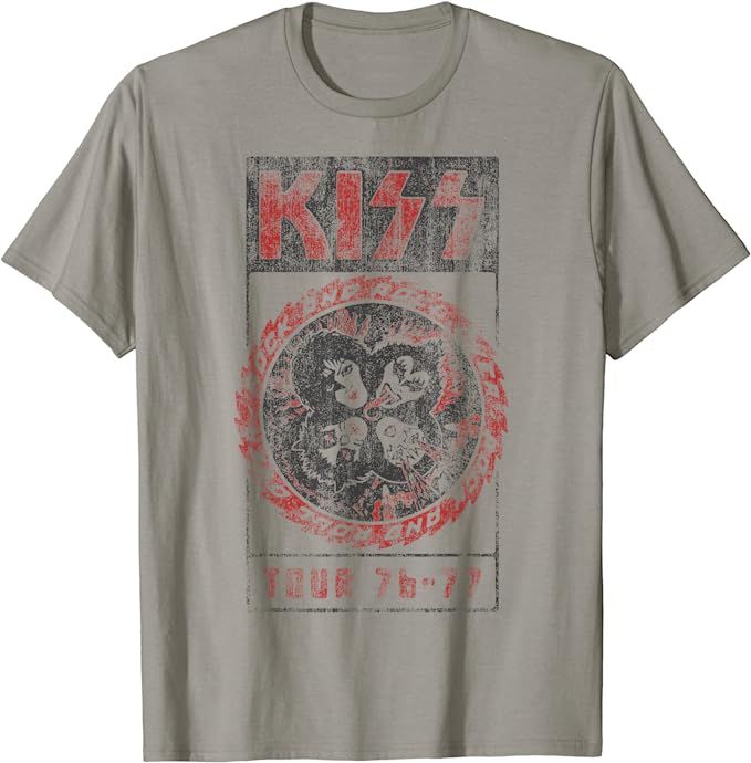 KISS - Rock and Roll Over Vintage T-Shirt | Amazon (US)