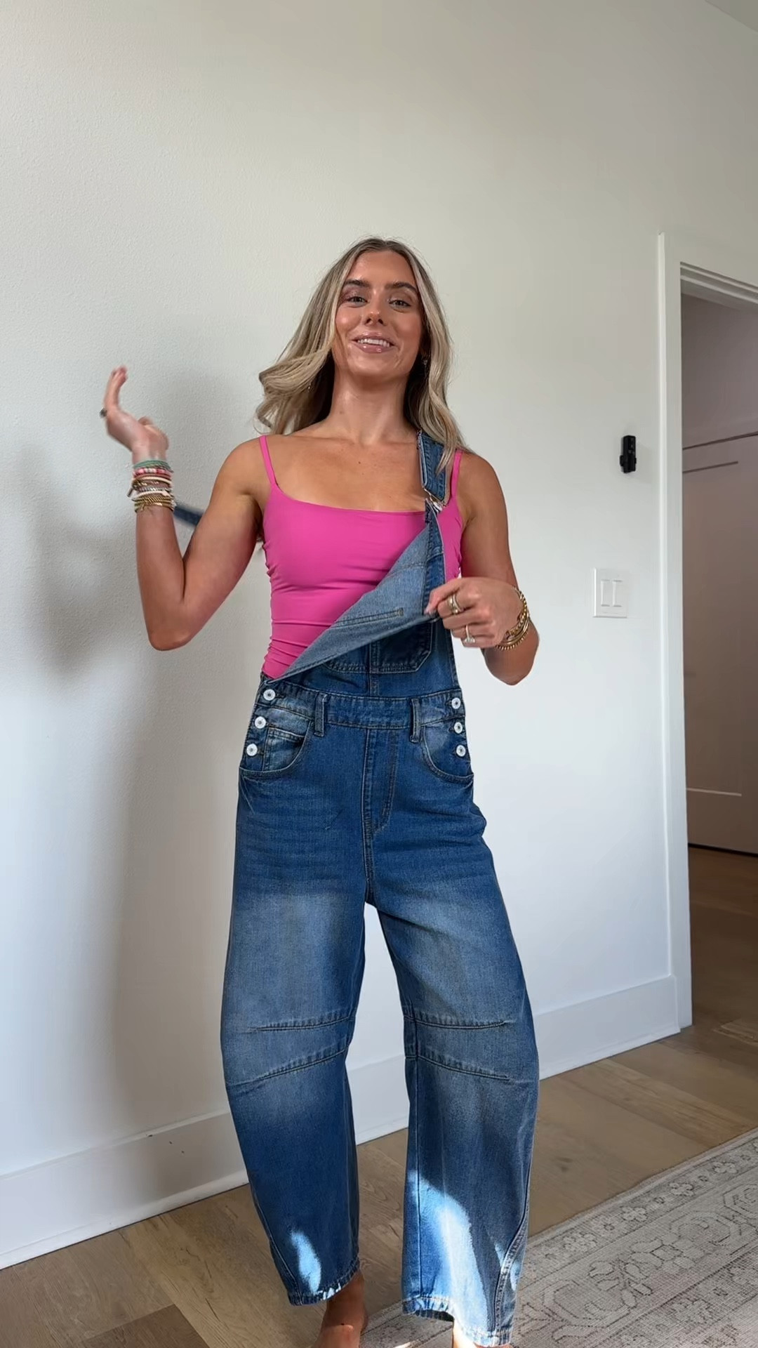 Amazon size xs PLNOTME Womens Denim Bib Overalls Barrel Leg Adjustable Strap Jean Pants Jumpsuits with Pockets

#LTKootd #LTKSaleAlert #LTKdayinmylife