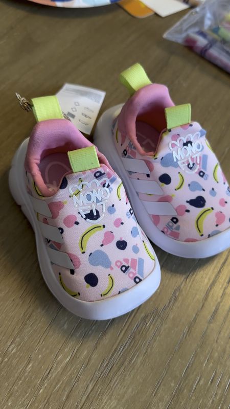 Toddler girl shoes - love these mono fit sneakers for toddler girls - they slip on and can be worn on either foot! Wide toe box is great for foot development and growth too! 

#LTKkids #LTKbaby