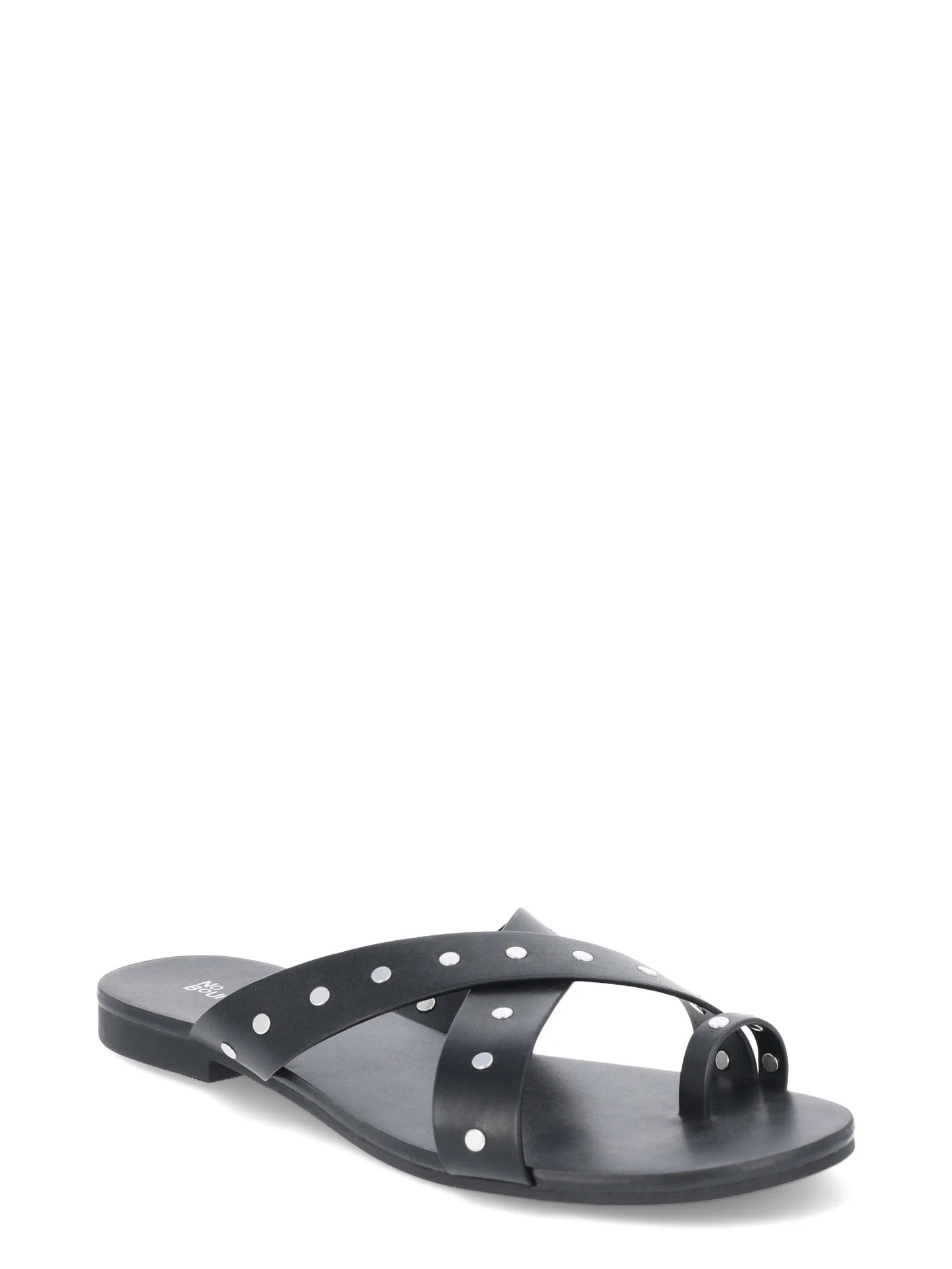 No Boundaries Women's Studded Toe Loop Sandals | Walmart (US)