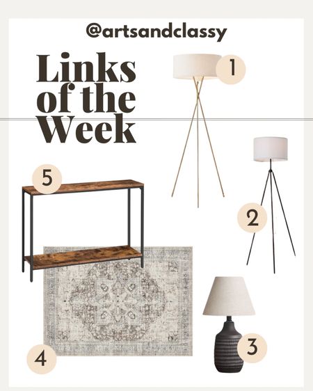 Here’s a roundup of all of this week’s most loved and best sellers! From floor lamps and table lamps to home decor and accent furniture!

#LTKHome