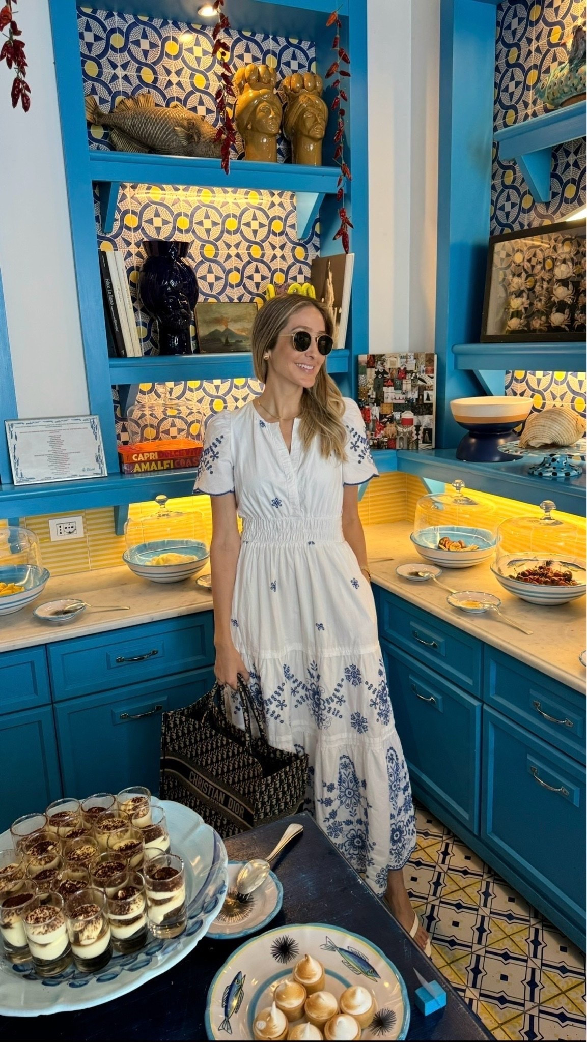 Gorgeous and elegant summer dress that I wore in Italy two years ago 🩵
Fits true to size and I’m wearing size small 
Summer outfits 
Summer dresses

#LTKU #LTKgrwm #LTKOver40