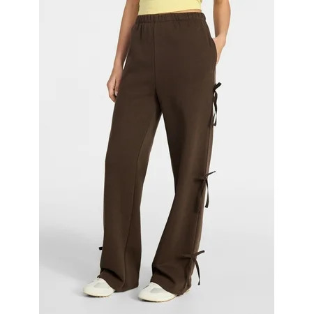 No Boundaries Ribbon Fleece Pants, 30.5'' Inseam, Women's XXS-XXL | Walmart (US)