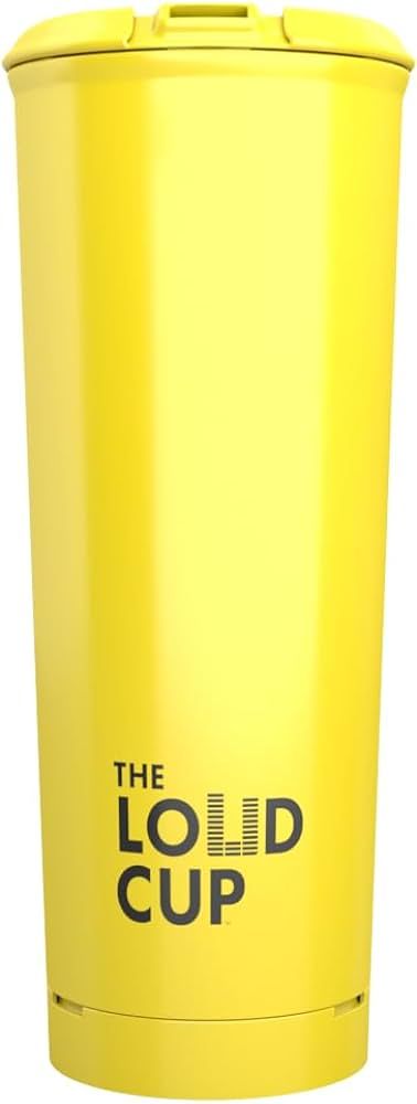 The LoudCup 20 oz Tumbler + Stadium Horn with Snap-Fit Lid (Canary Yellow) - Insulated Cup Reusab... | Amazon (US)