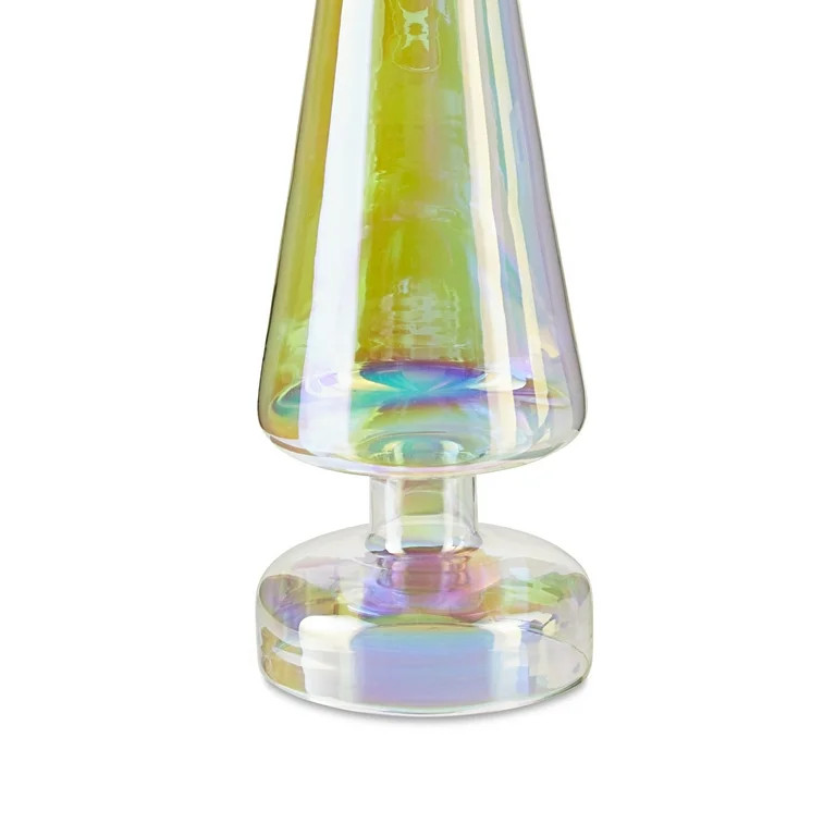 Large Iridescent Glass Tree, 12 in, Holiday Time | Walmart (US)