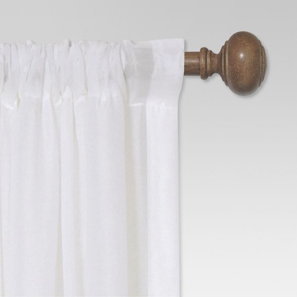 Curtain Rod Faux Wood - Threshold™ | Target