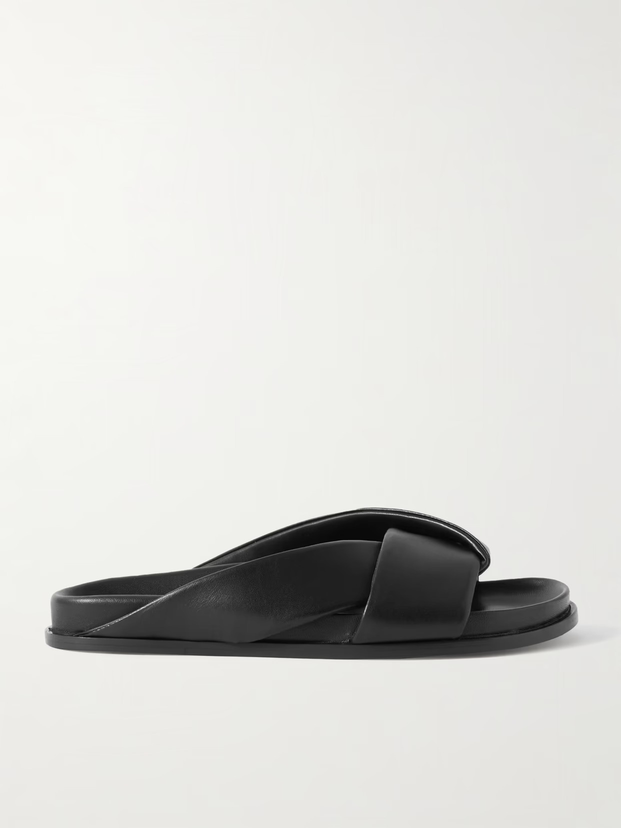 Emme Parsons - Leather Slides - Black | NET-A-PORTER (US)