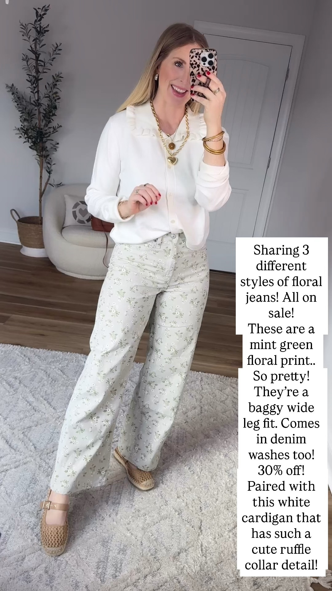 Old navy outfit, old navy try on, floral jeans, Amazon ruffle collar cardigan, old navy style

#LTKootd #LTKWorkwear #LTKSaleAlert