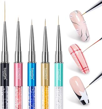 Beetles Gel Polish Nail Art Liner Brushes 5Pcs Painting Art Design Pen Set Diamond Application Rh... | Amazon (US)