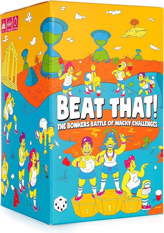 Beat That! - The Bonkers Battle of Wacky Challenges [Family Party Game for Kids & Adults] | Amazon (US)