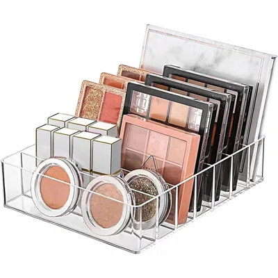 Makeup Organizer For Eyeshadow Palette And Lipstick Organizer, 7 Section Divided Makeup Palette Organizer For Vanity Drawer Countertop Modern Cosmetic | Wayfair North America