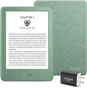 Kindle Essentials Bundle including Kindle (2024 release) - Matcha, Fabric Cover - Matcha, and Pow... | Amazon (US)