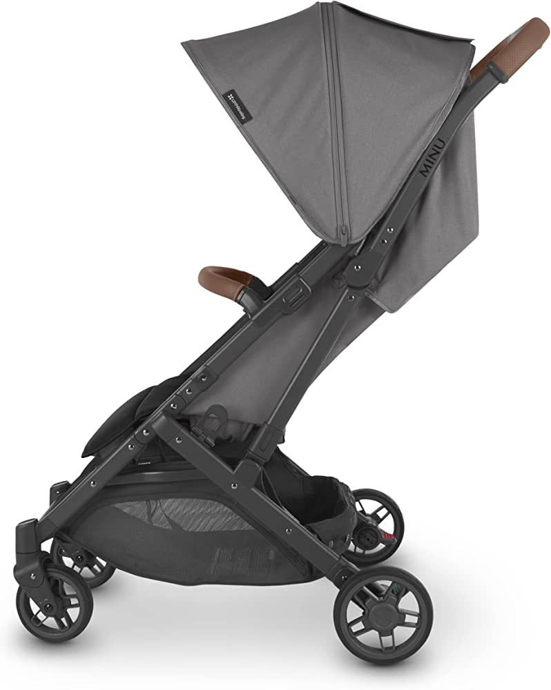 MINU V2 Stroller-Greyson (Charcoal mélange/Carbon/Saddle Leather) | Amazon (US)