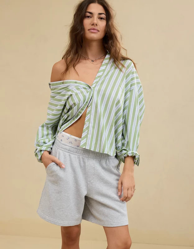 Aerie Long Fleece Short | Aerie