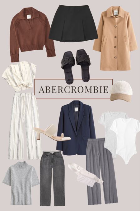 Abercrombie sloane dress pants and their tee shirt bodysuits look so good together! #abercrombie #falloutfits 

#LTKsalealert #LTKstyletip