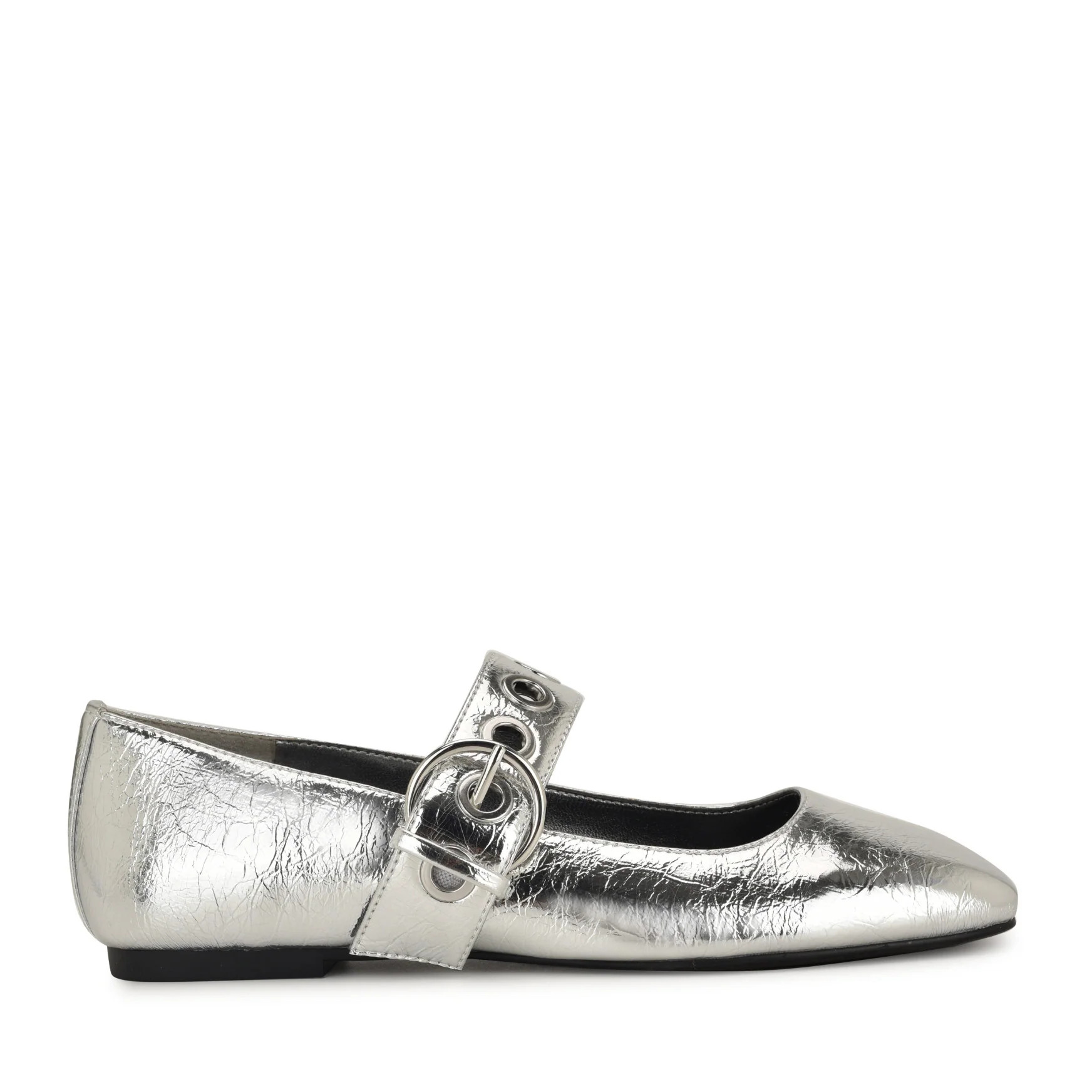 Women's Kebba Mary Jane Ballet Flats - Silver | Nine West | Nine West (US)