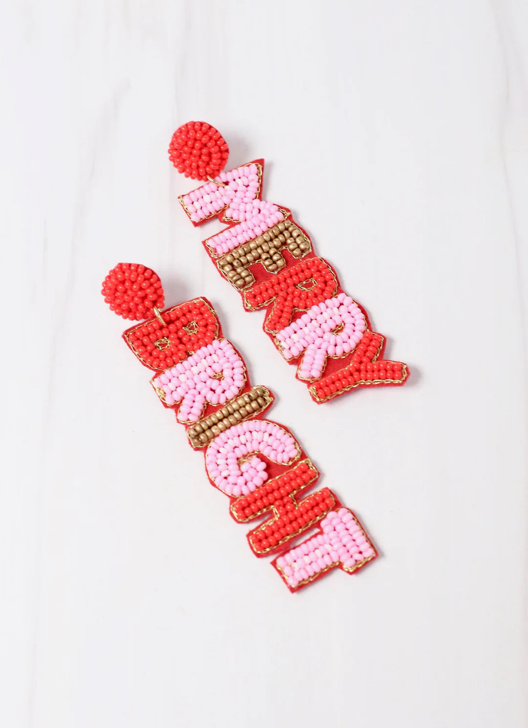 Merry & Bright Red Multi Earring | Caroline Hill