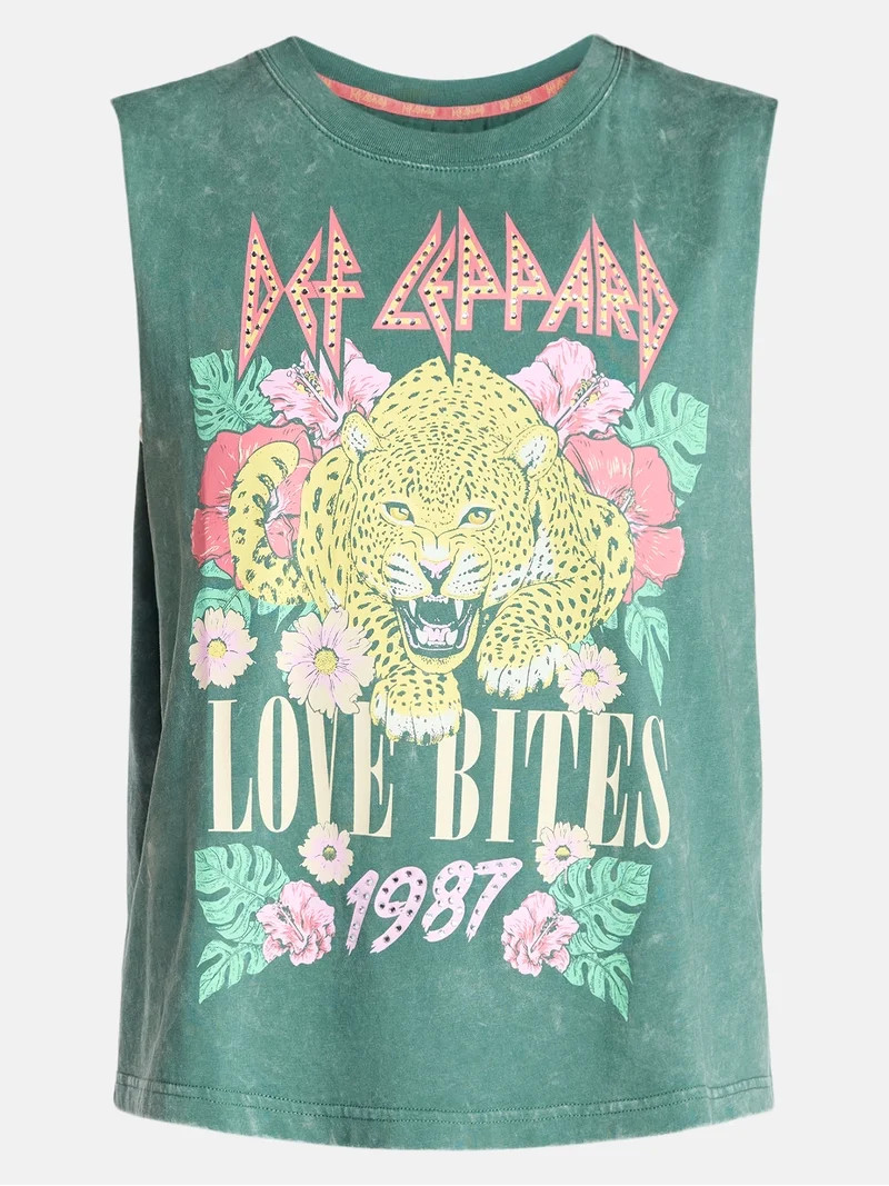 Def Leppard Women's Muscle Tank Top, Sizes XXS-XXL | Walmart (US)