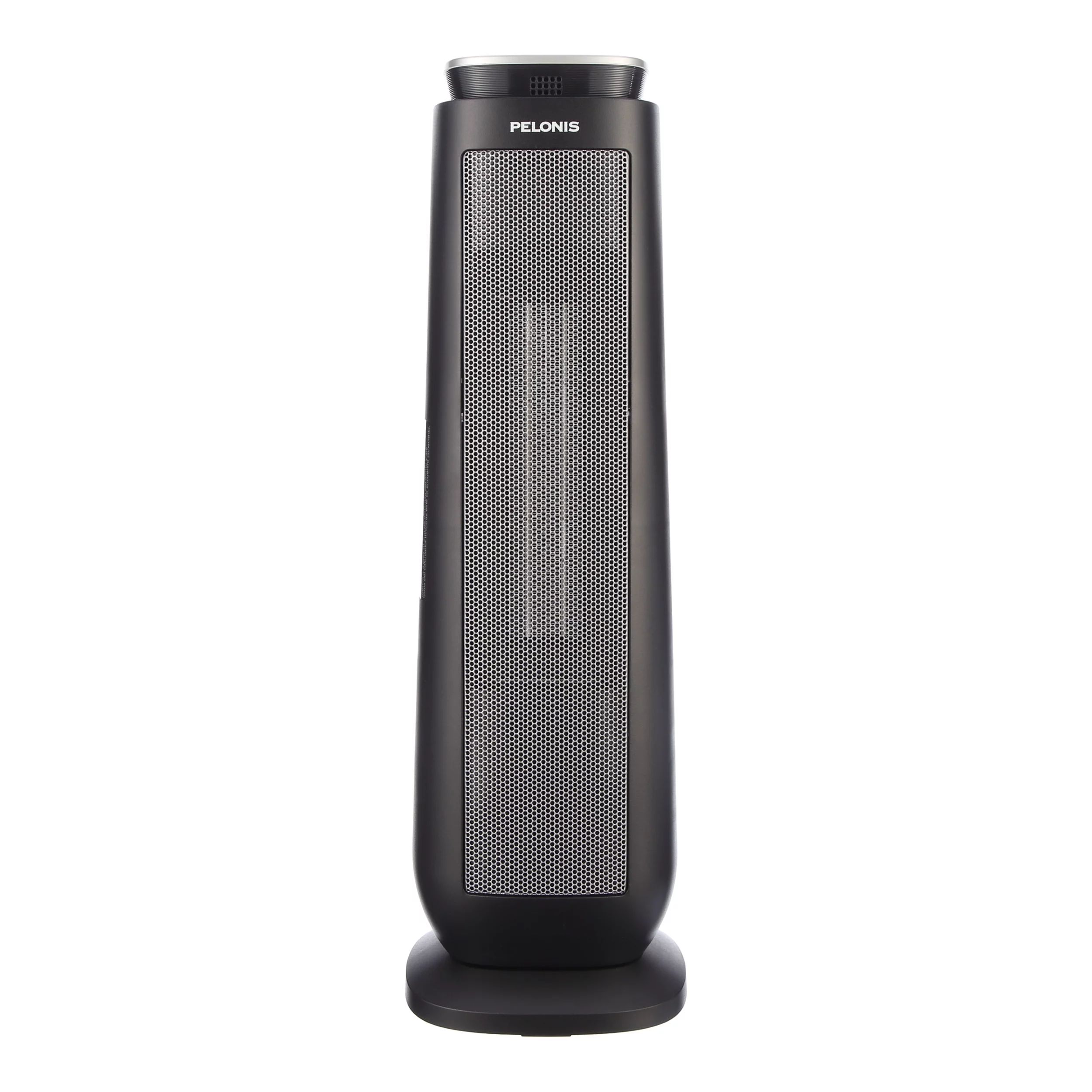 Pelonis 23" Ceramic Tower Fan-Forced Space Heater, PTHW15-18MR, Black | Walmart (US)