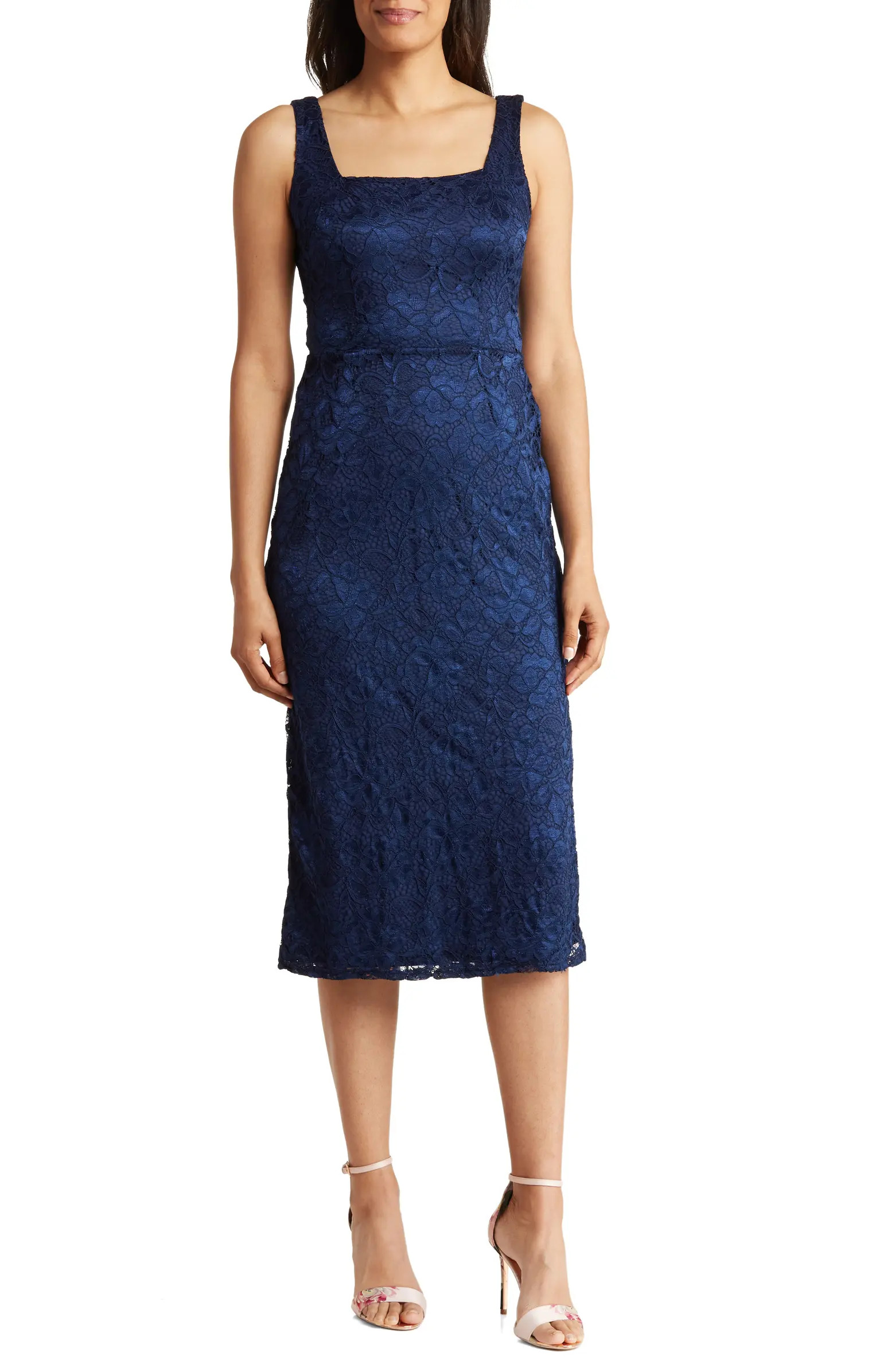 Lace Sleeveless Midi Dress | Nordstrom Rack