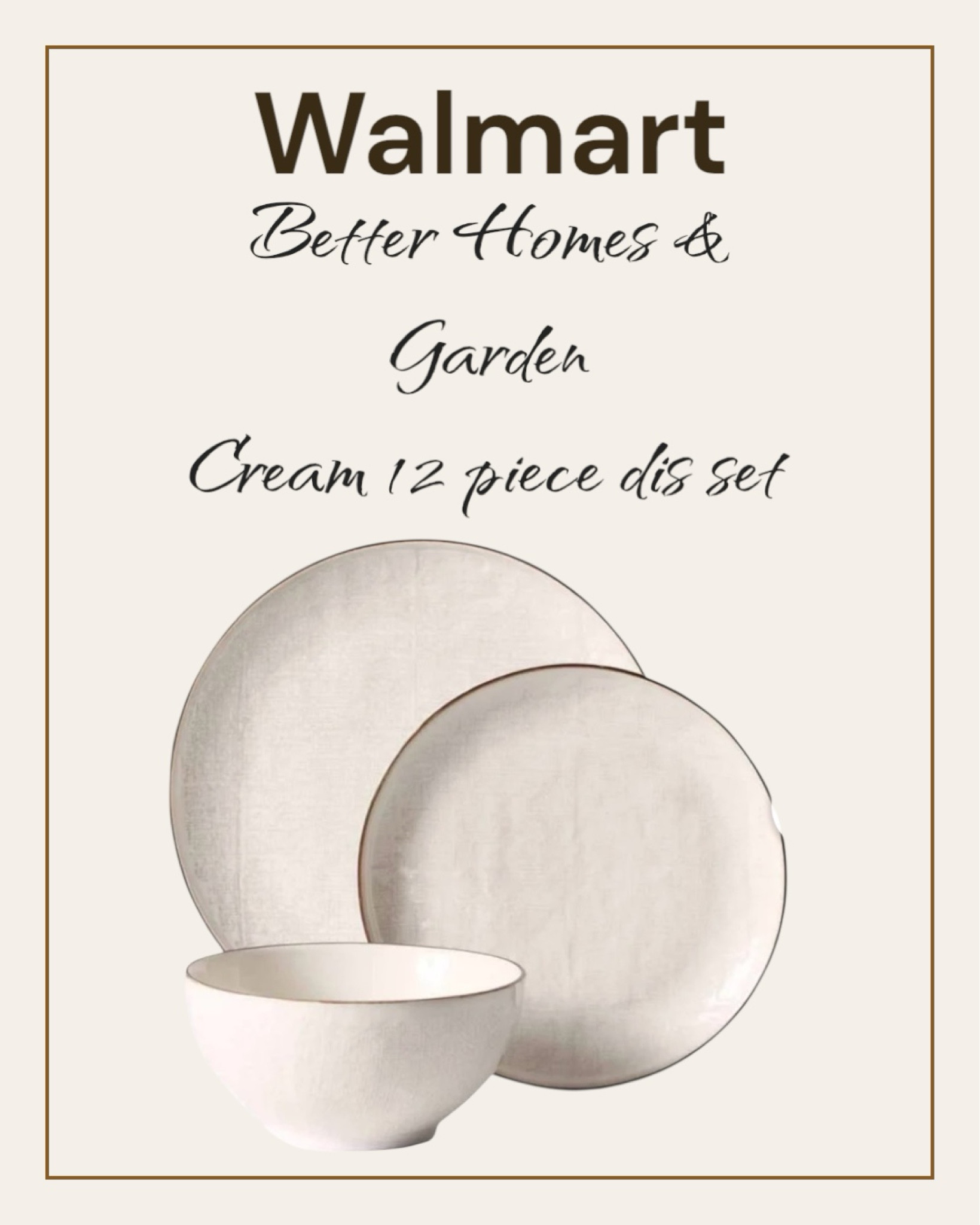 Dish set from Walmart. 12 pieces set. 
#dishset
#walmarthome