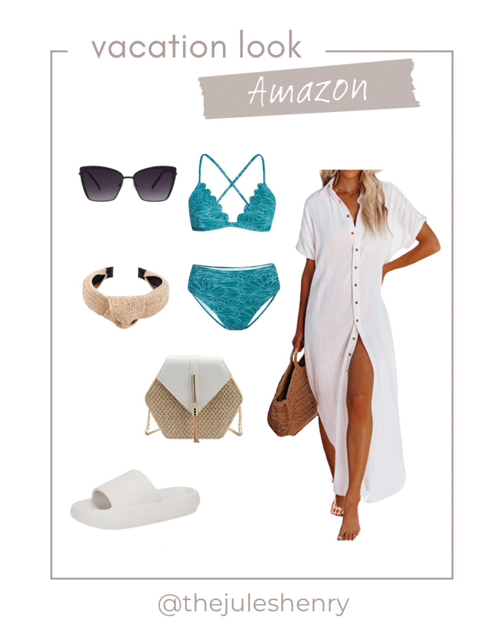 From beach to brunch, escape in style on your next adventure with these chic vacation finds.

#resortwear #beachwear #summeroutfit #vacationoutfit #swimsuit #coverup #summeraccessories #resortoutfit #travel #travelwear #traveloutfit

#LTKtravel #LTKswim #LTKSeasonal
