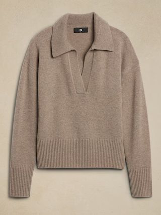 Luna Cashmere Sweater Polo | Banana Republic (US)