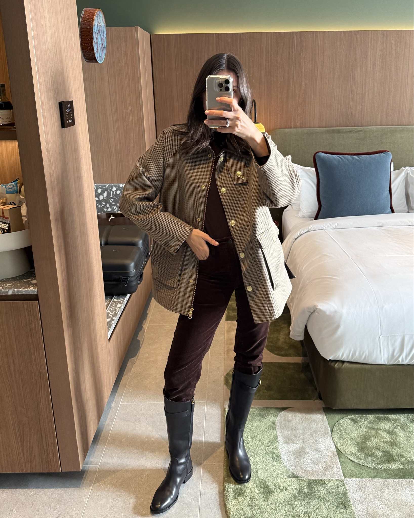 Smart casual winter outfit in chocolate brown featuring riding boots and a barn jacket x #ridingboots #barnjacket #chocolatebrownoutfit #bootsoutfit

#LTKwinter #LTKaustralia