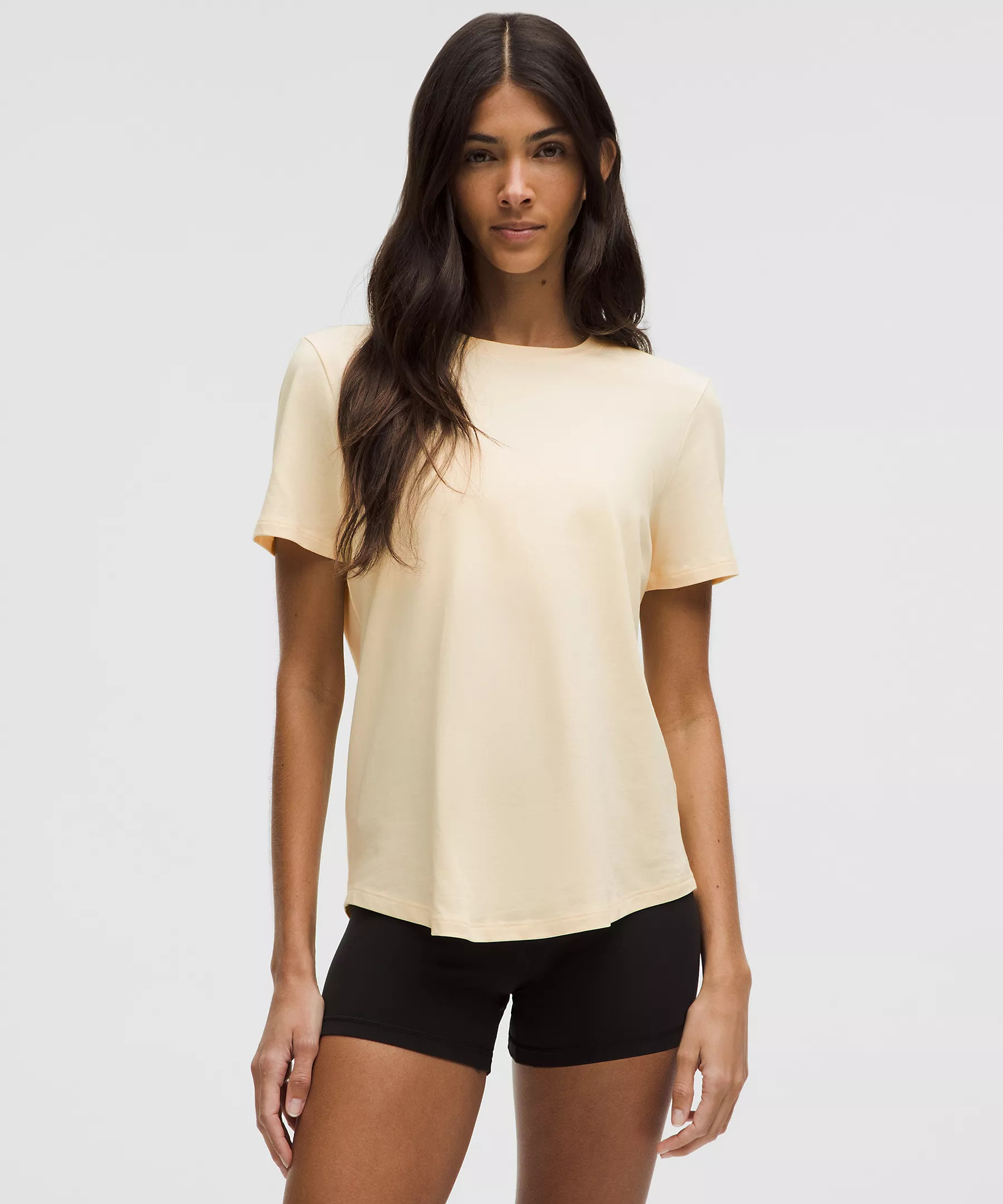 Love Curved-Hem Crewneck T-Shirt | Lululemon (US)