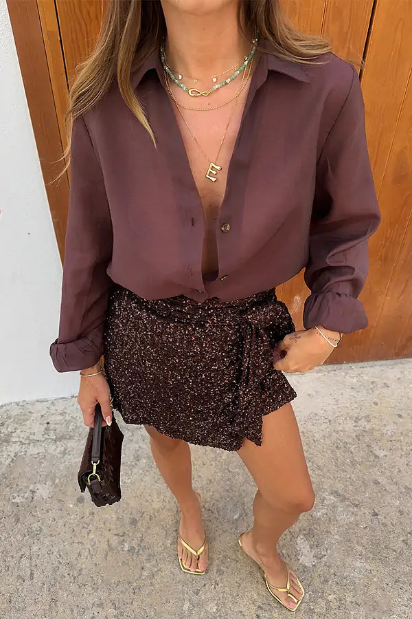 Chocolate Miley Shirt | Never Fully Dressed (UK & IE)