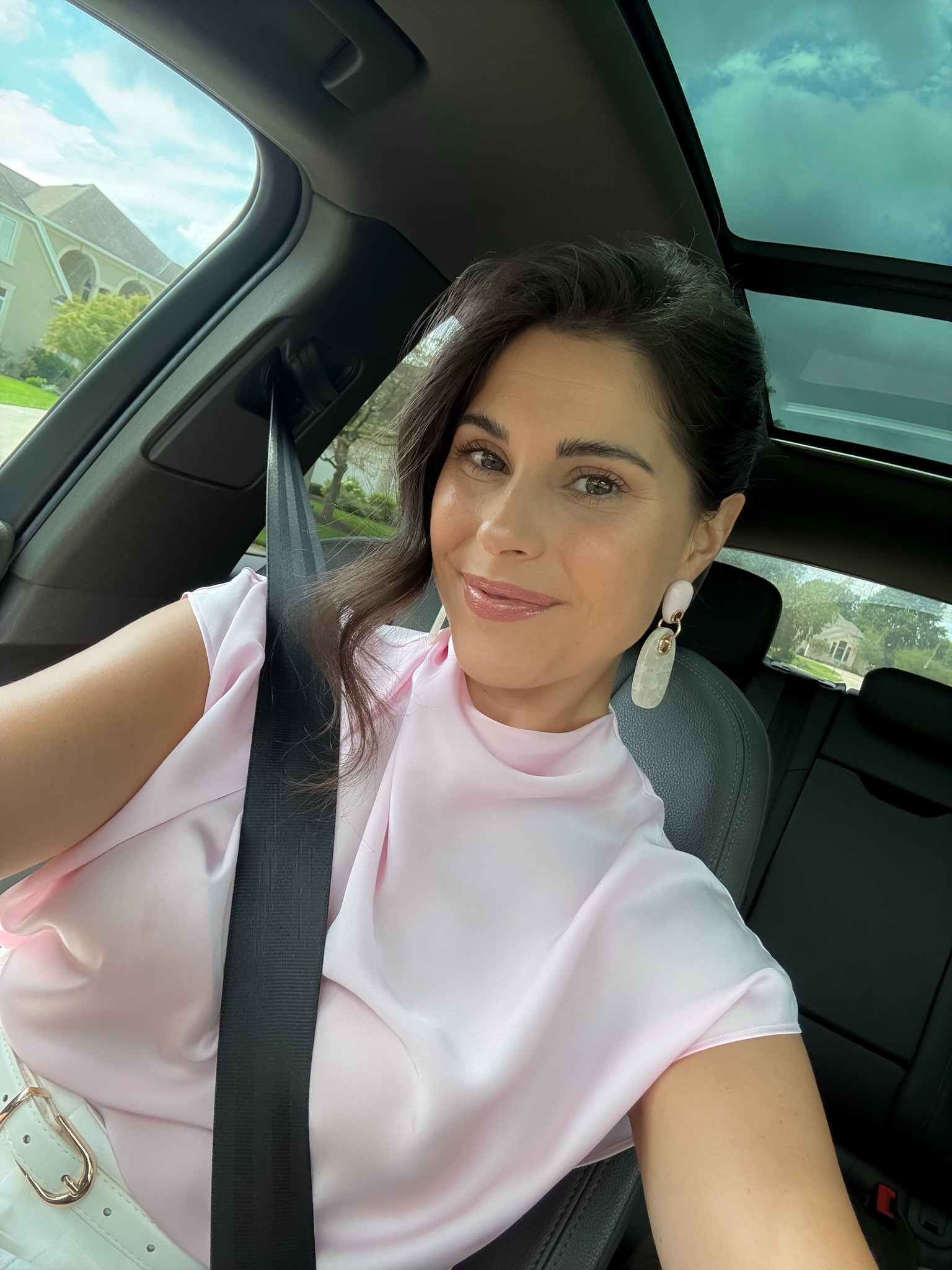 Sunday baby shower ootd 🍼

Aritzia, express, satin top, tailored shorts, white shorts, belt, statement earrings, lip gloss

#LTKootd #LTKWorkwear #LTKSeasonal
