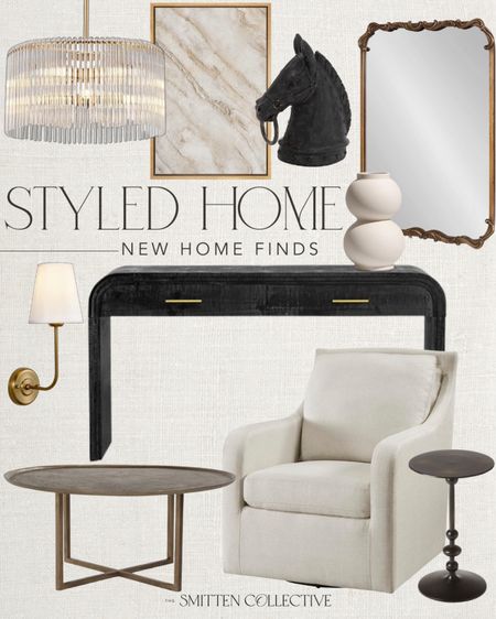 New home finds from Amazon include horse sculpture, mirror, vase, wall art, chandelier, accent chair, console table, side table, coffee table, and sconce.

Home decor, styled home, home accents, Amazon finds, Amazon home

#LTKstyletip #LTKhome #LTKfindsunder100