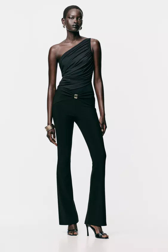 METAL APPLIQUÉ LEGGINGS | Zara US