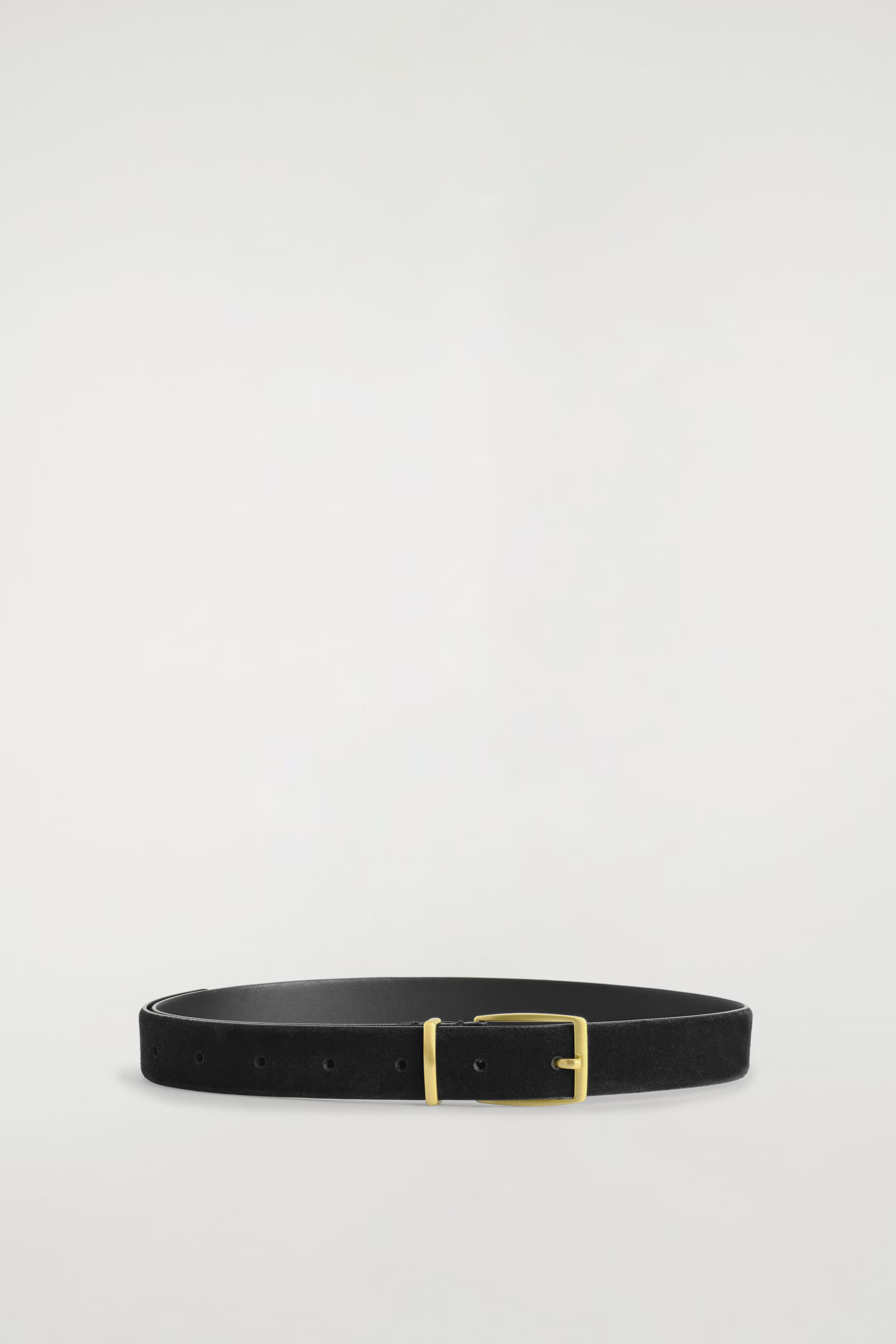 CROC-EMBOSSED LEATHER BELT - DARK BROWN | COS US | COS (EU)