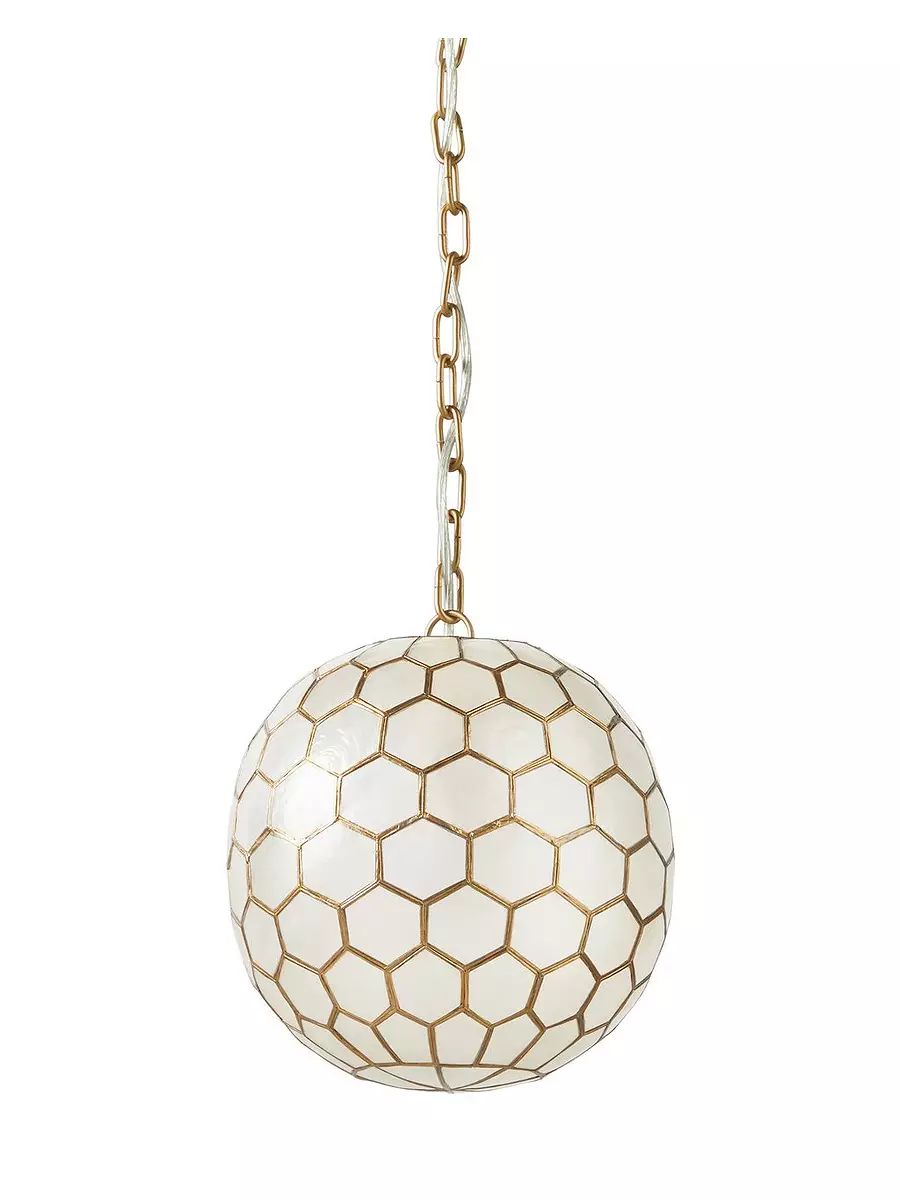 Capiz Honeycomb Pendant | Serena and Lily