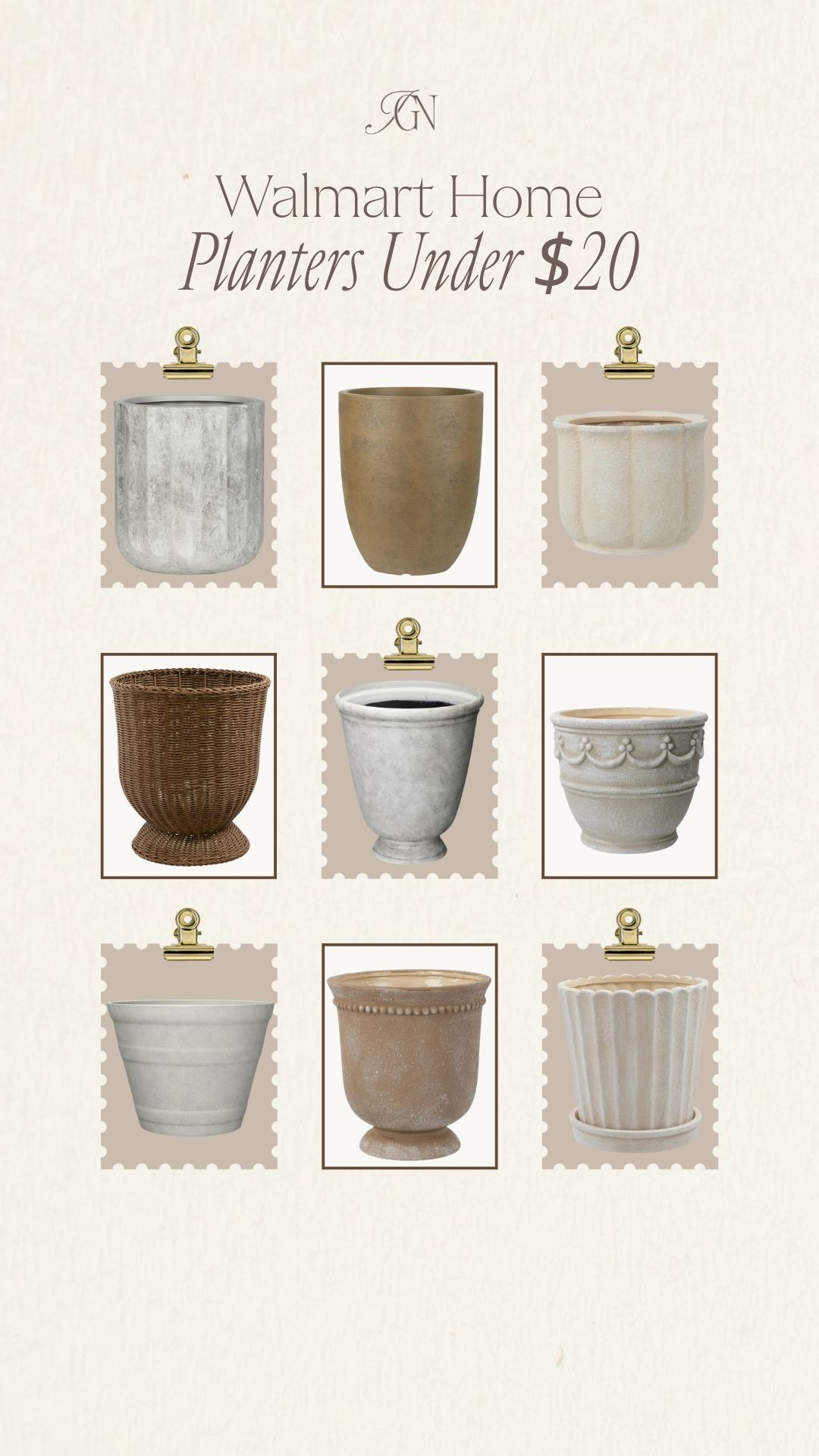 Elevated Walmart planters that look designer but are all under $20 🤎

#walmarthome #budgethome #planterfinds #neutralhome #homefinds #affordabledecor #ltkhome #homeinspo

#LTKHome #LTKSeasonal
