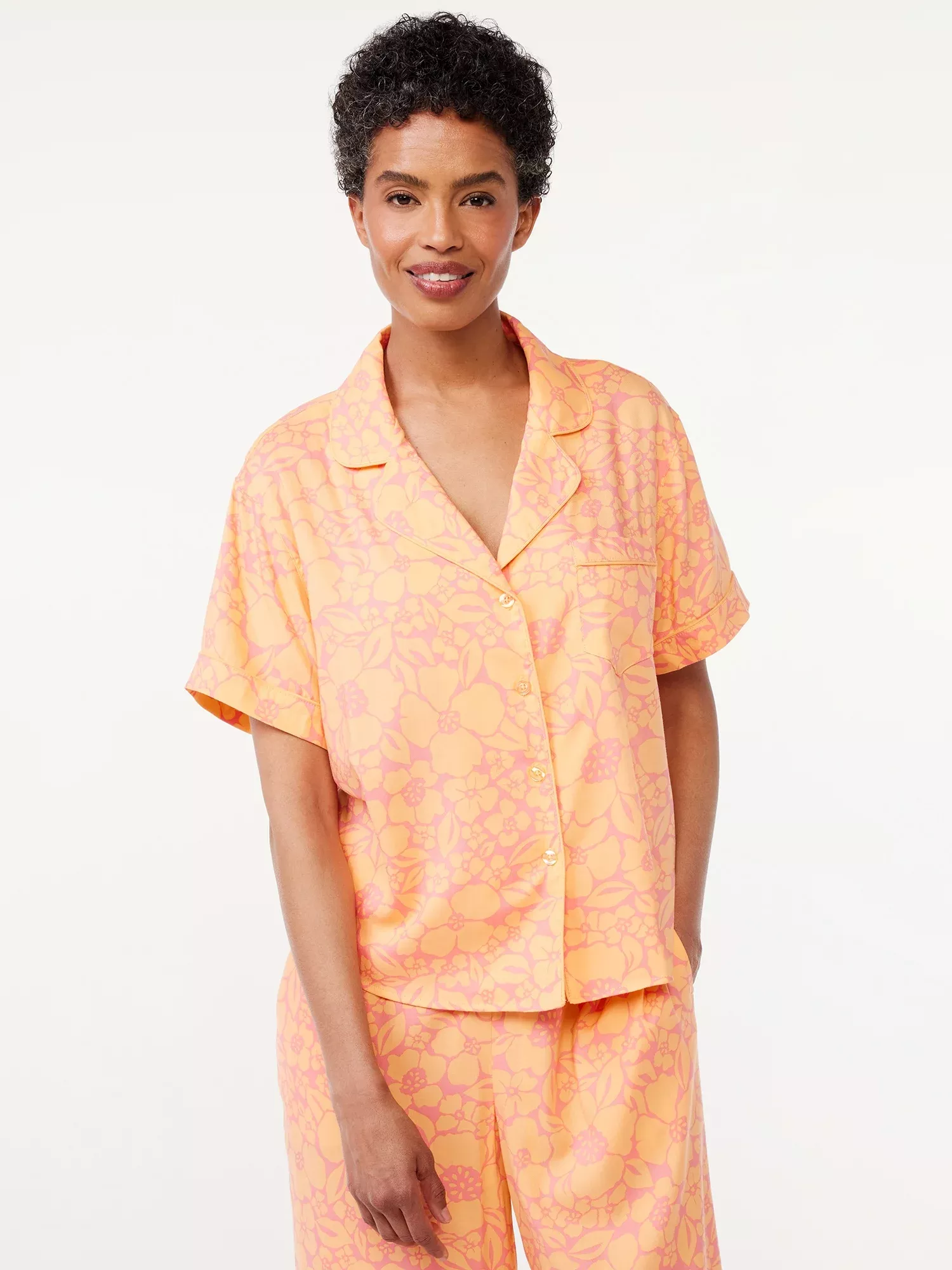 Joyspun Women's Woven Cropped Pajama Pants, Sizes S to 3X - Walmart.com