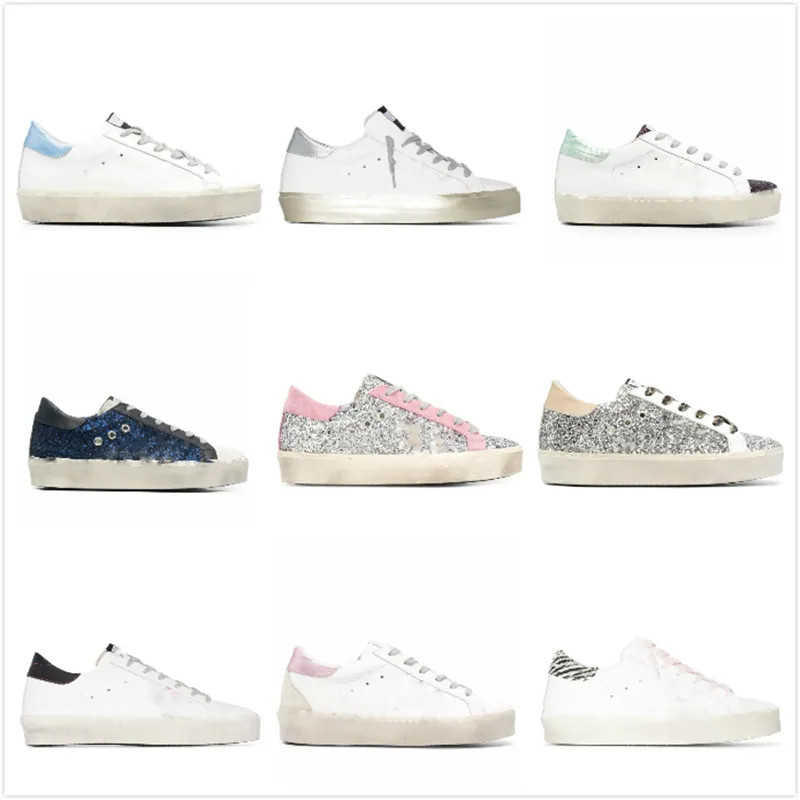 Golden Hi Star Sneakers Women Thick bottom Shoe Italy Brand luxury Classic White Do-old Dirty Des... | DHGate