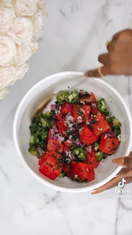 Make a watermelon salad with me!  As always I’m loving my gold kitchenware 

#LTKFind #LTKfamily #LTKhome