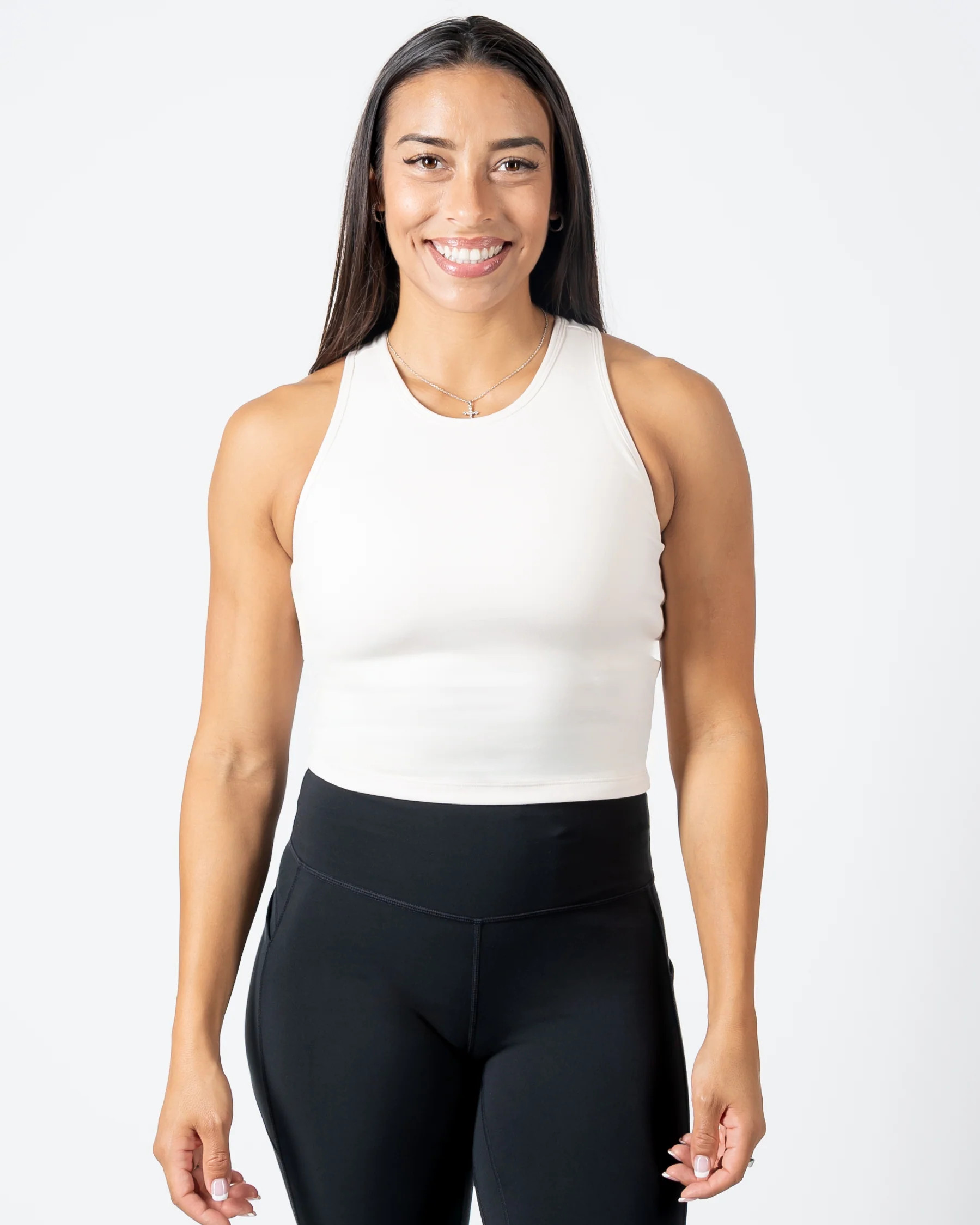 Vinyasa Crop Top - Jet Stream | Senita Athletics