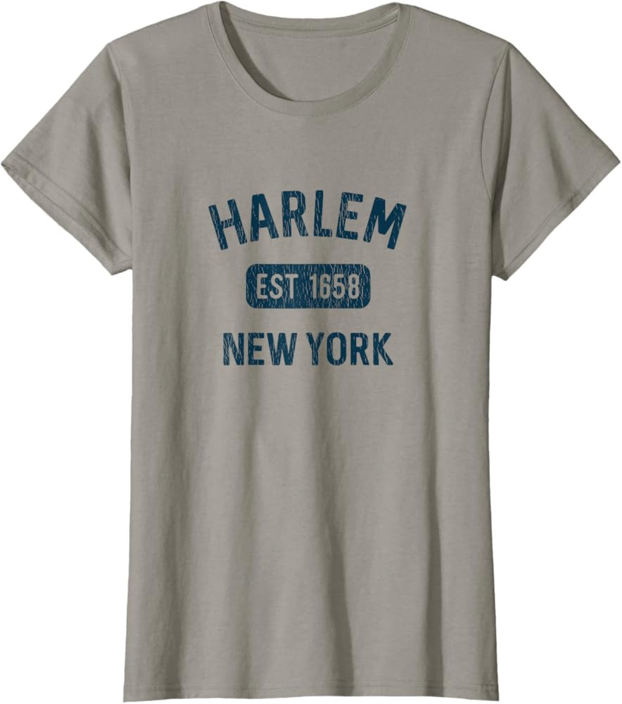 Harlem New York City NYC Men Women Harlem NY Est 1698 T-Shirt | Amazon (US)
